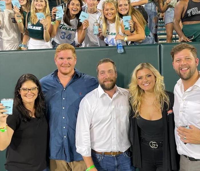 SERVPRO Employees at Local College Tulane University's Football Game